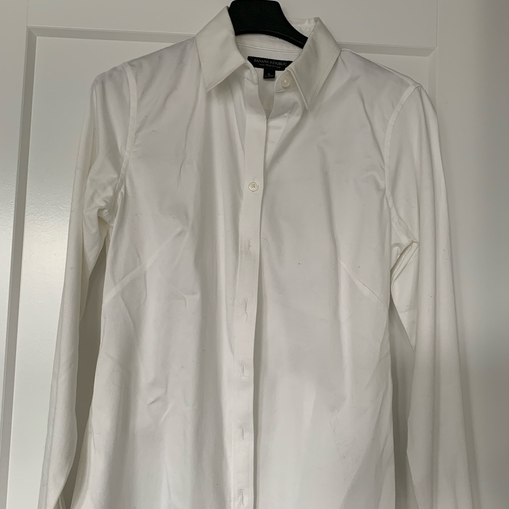 Banana republic white shirt